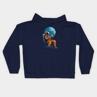 Moon beach Kids Hoodie